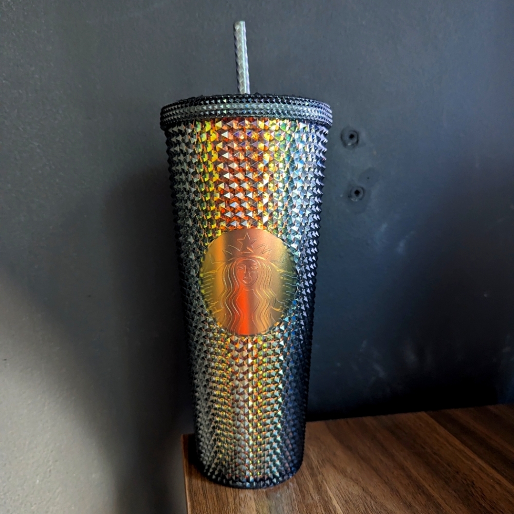 2020 Fall Limited Edition Black Studded Iridescent Starbucks Tumbler